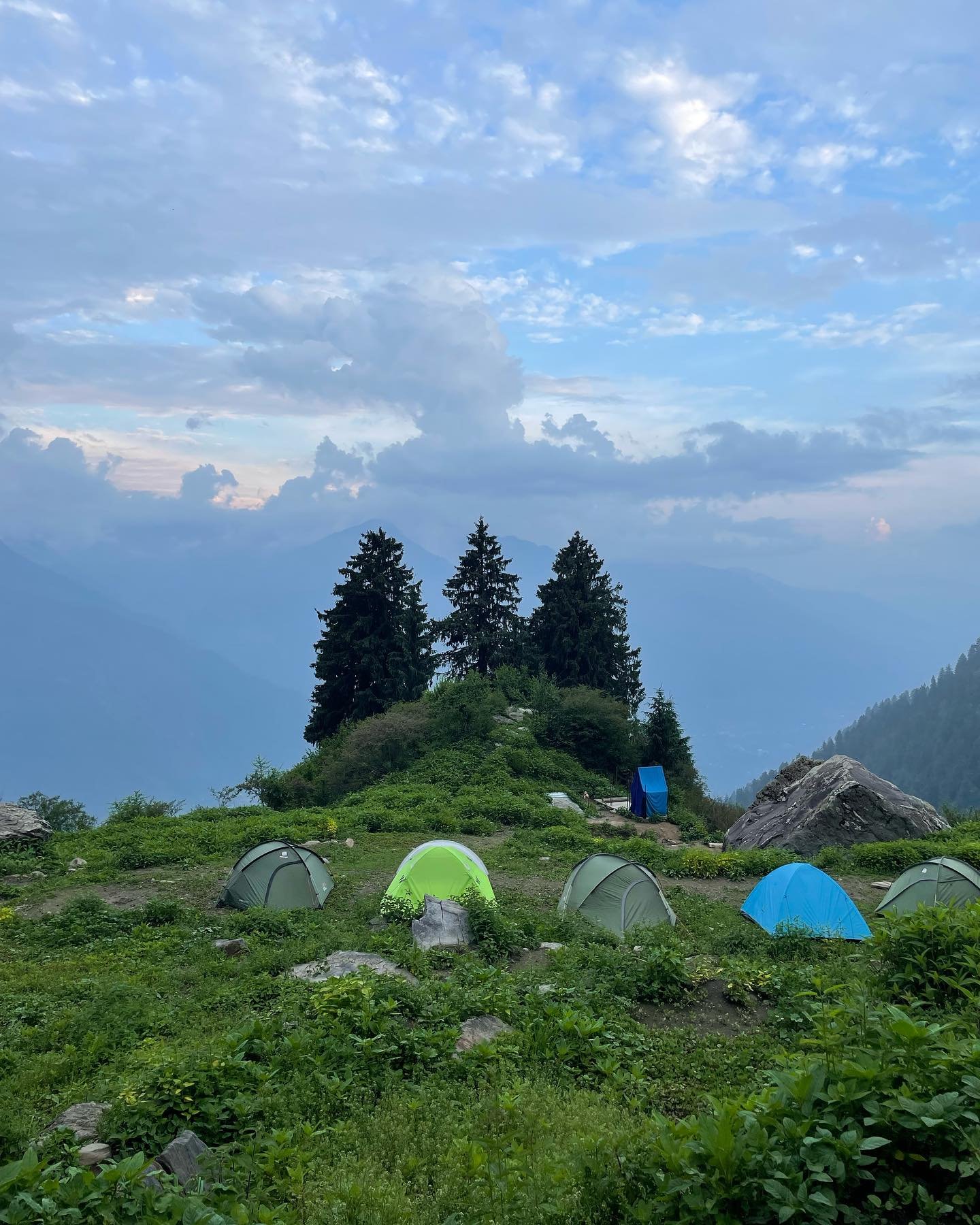 Camping in the Himalayas