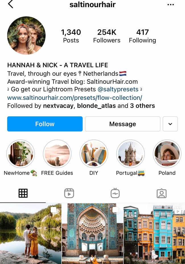 Travel Instas