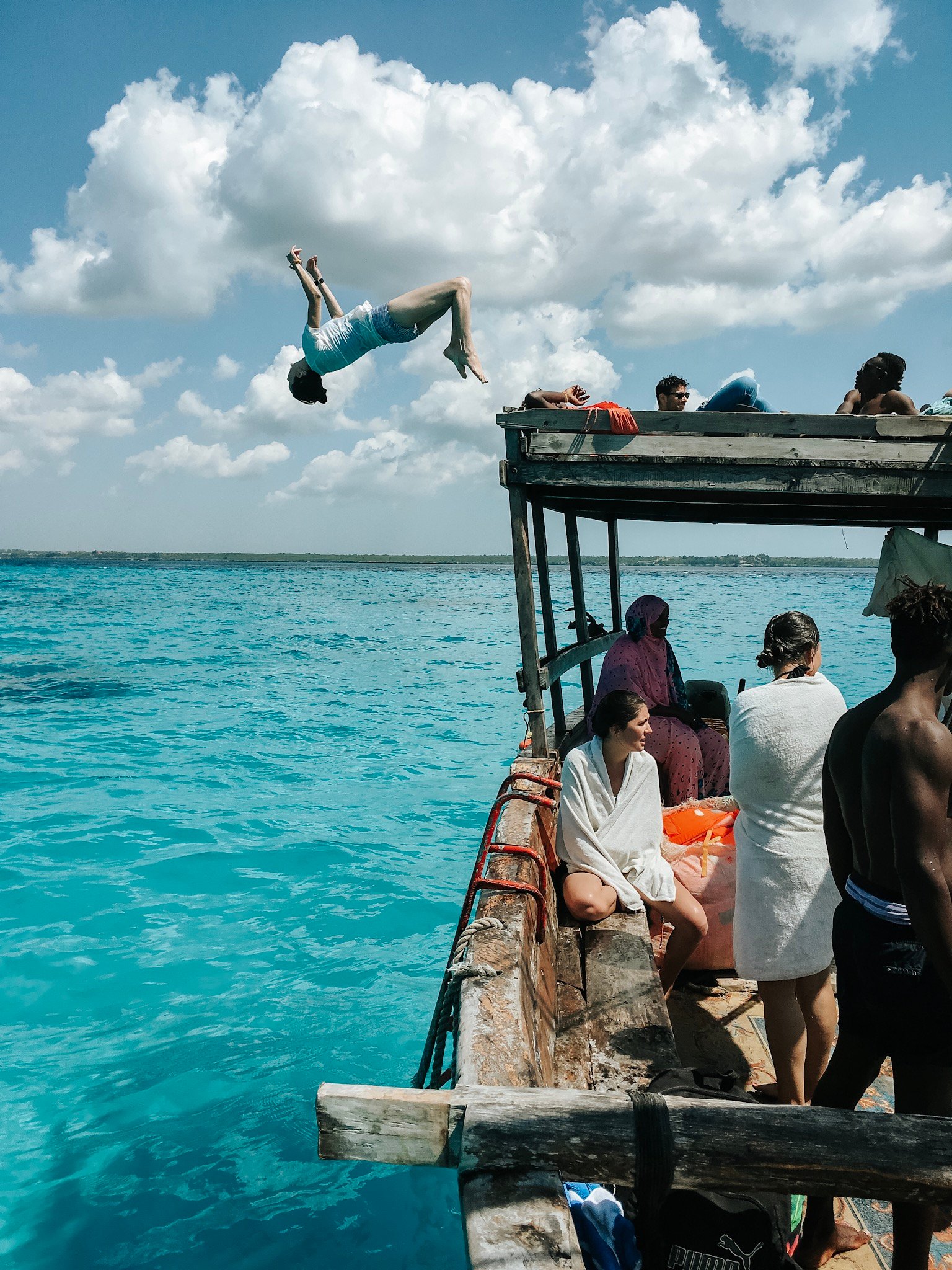 Zanzibar wooden boat