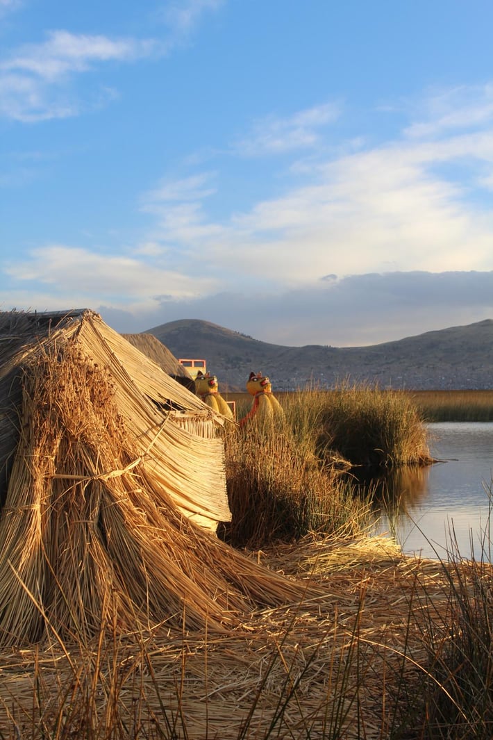 Uros island Peru