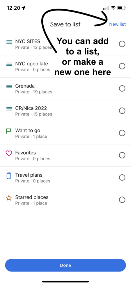 Lists 