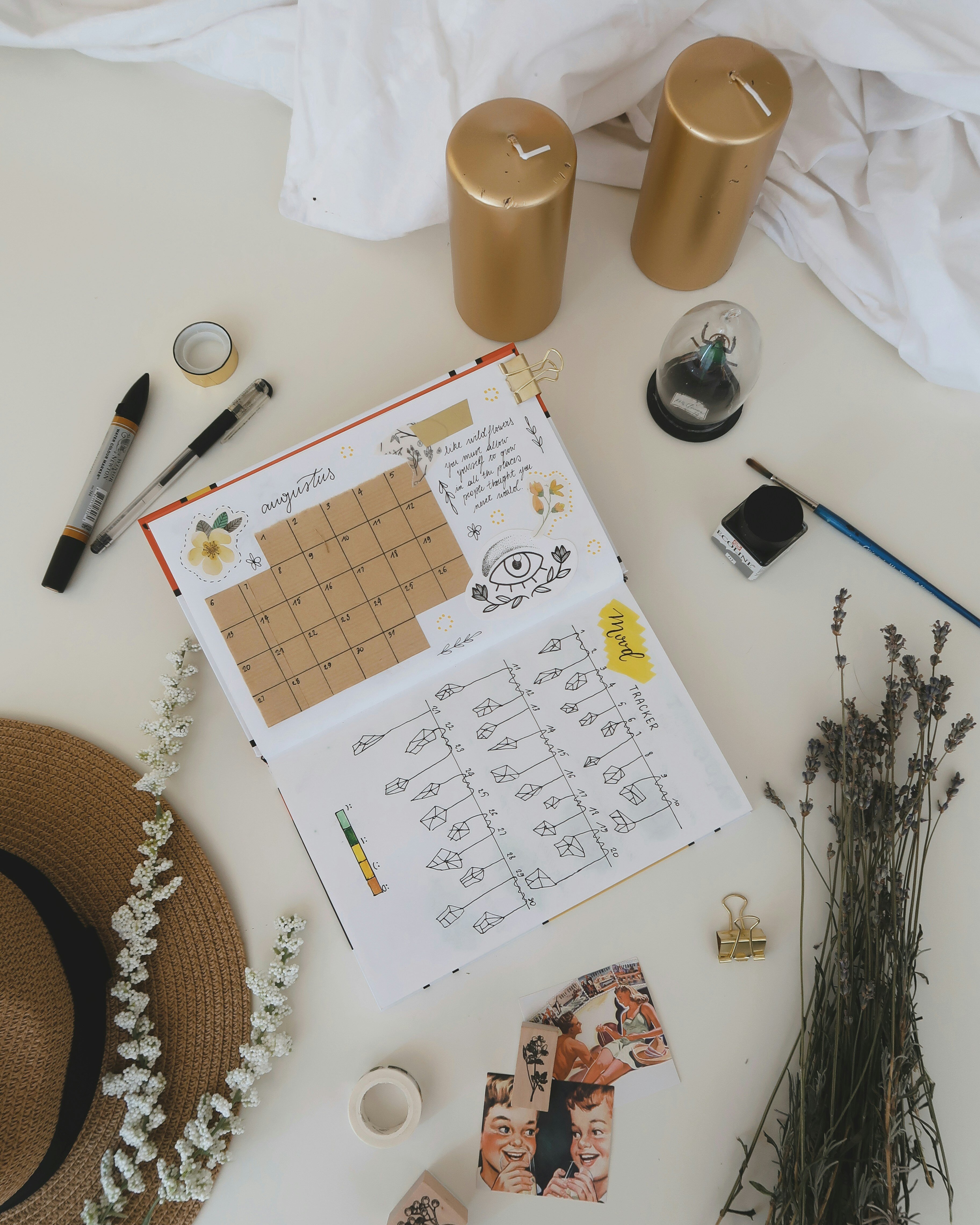 Travel bullet journaling